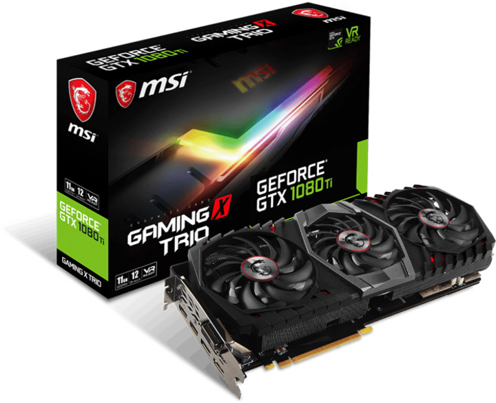 MSI GeForce GTX 1080 Ti GAMING X TRIO, 11GB GDDR5X_290023515
