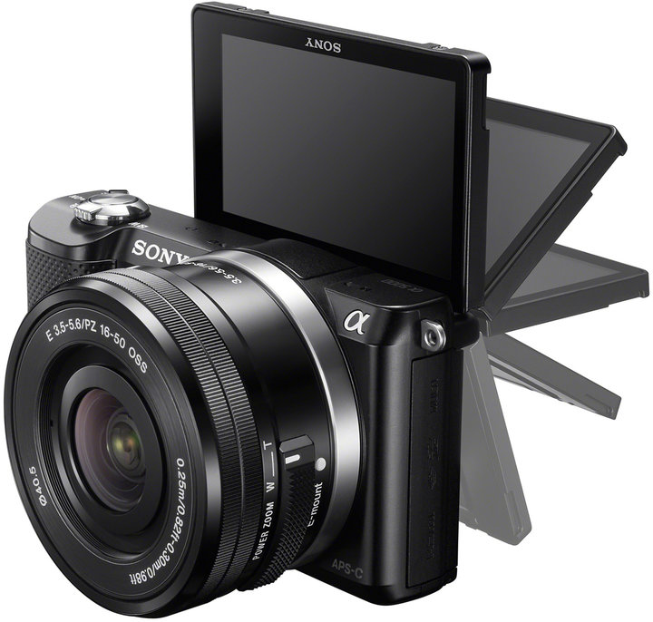 Sony Alpha 5000 + 16-50mm + 55-210mm, černá_1673127329
