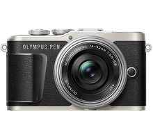 Olympus E-PL9 + 14-42mm, černá/stříbrná, Traveler Kit_56990571
