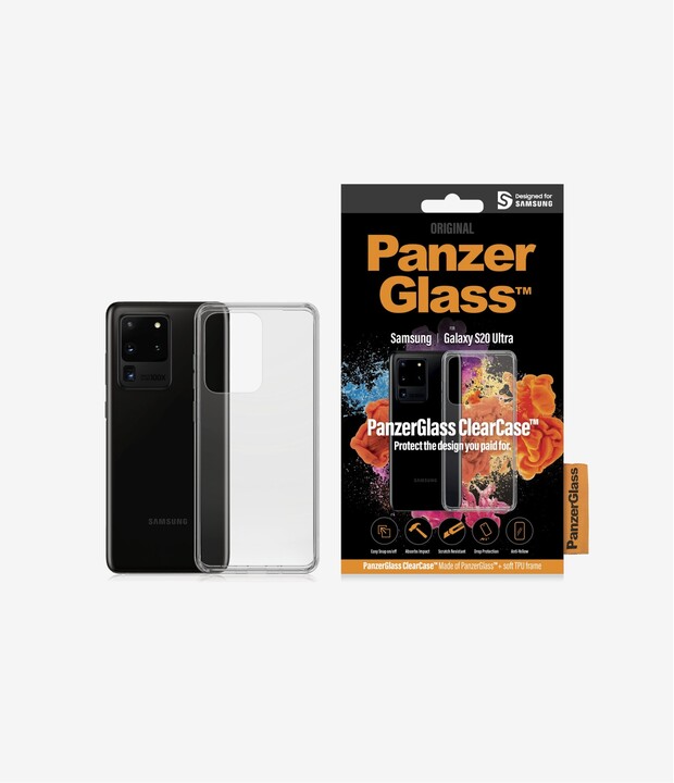 PanzerGlass ClearCase pro Samsung S20 Ultra, čirá_1292471979