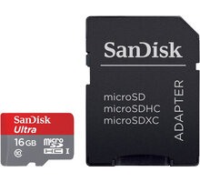 SanDisk Micro SDHC Ultra Android 16GB 80MB/s UHS-I + SD adaptér_1000164479