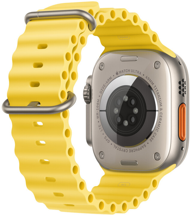 Apple Watch prodloužení Oceánského řemínku 49mm, žlutá_433113523