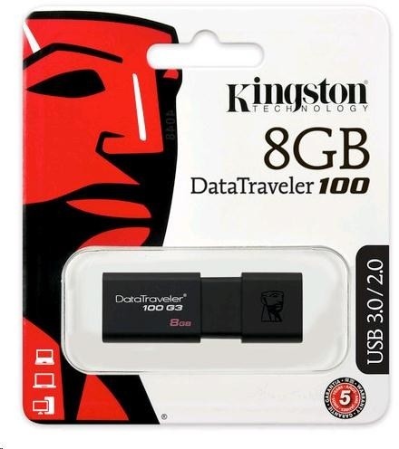 Kingston DataTraveler 100 G3 8GB_1816638522