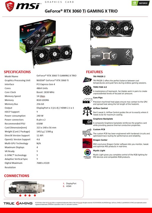MSI GeForce RTX 3060 Ti GAMING X TRIO, LHR, 8GB GDDR6_1152035786
