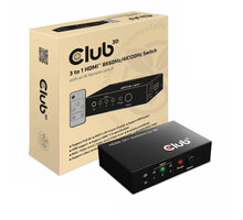 Club-3D HDMI switch 1:3, 8K@60Hz/4K@120Hz CSV-1381