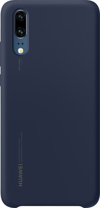 Huawei Silicon Case Pouzdro pro P20, tmavě modrá_1380956446