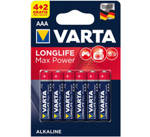 VARTA baterie Longlife Max Power AAA, 4+2ks