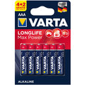 VARTA baterie Longlife Max Power AAA, 4+2ks_2072906644