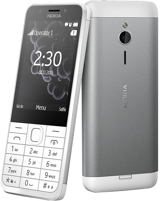 Nokia 230, bílá/stříbrná_251745133