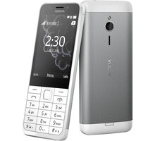 Nokia 230, bílá/stříbrná_251745133