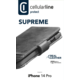 Cellularline prémiové kožené pouzdro typu kniha Supreme pro Apple iPhone 14 Pro, černá_1000376350