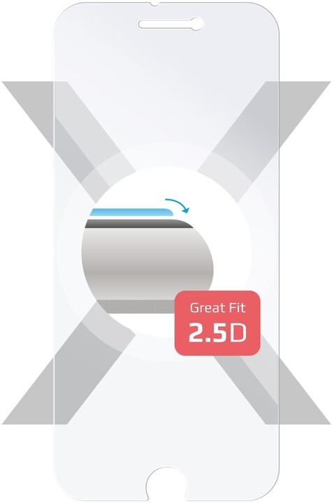 FIXED ochranné tvrzené sklo pro Apple iPhone 6/6S/7/8/SE (2020/2022), 0.33 mm_320235728