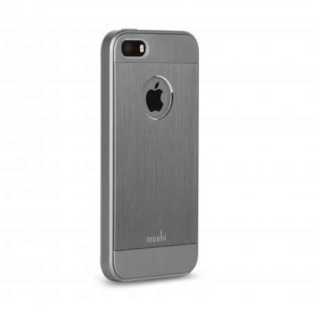 Moshi Amour pouzdro Apple iPhone SE, Gunmetal Gray_2020621575