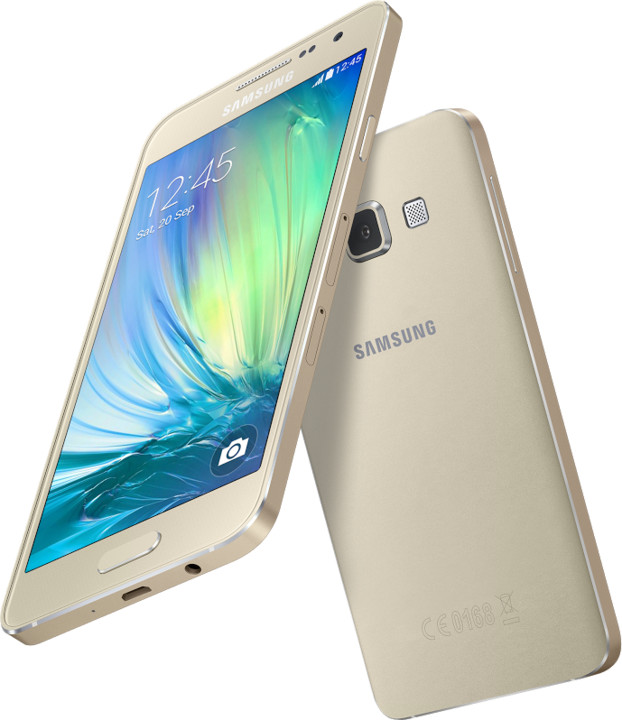 Samsung Galaxy A3, zlatá_2024105083