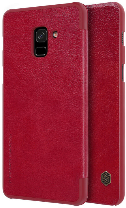 Nillkin Qin Book pouzdro pro Samsung A530 Galaxy A8 2018, Red_73243821