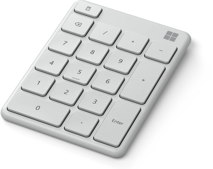 Microsoft numerická klávesnice, bílá