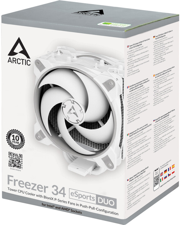 Arctic Freezer 34 eSports DUO, šedá/bílá_1453771723