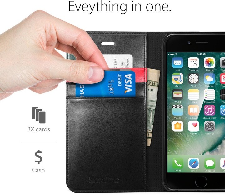 Spigen Wallet S pro iPhone 7 Plus, black_1133279991