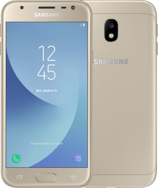 Samsung Galaxy J3 (2017), Dual Sim, LTE, 2GB/16GB, zlatá_706259396