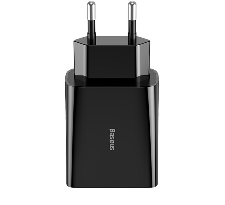 Baseus síťová nabíječka Speed Mini, USB-C PD, 18W, černá_1179991305