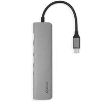 EPICO Hub Multimedia 3 s rozhraním USB-C pro notebooky a tablety - vesmírně šedá_599907788
