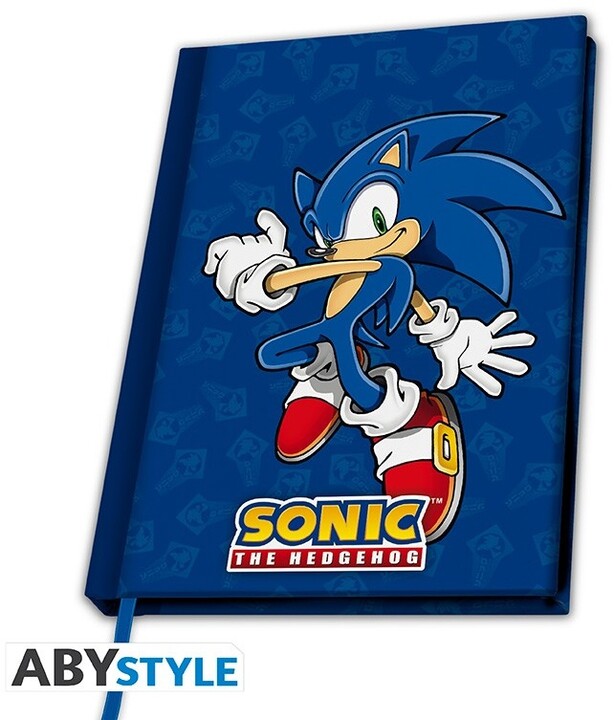 Zápisník Sonic - Sonic The Hedgehog, linkovaný, A5_1856146723