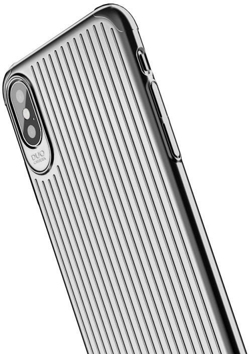 Mcdodo Travel zadní kryt pro Apple iPhone X/XS, stříbrná_1170978912