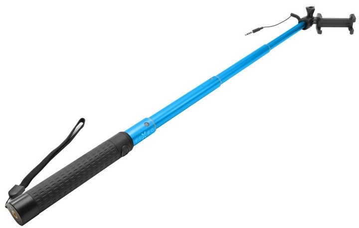 FIXED selfie tyč, teleskopická, modrá_829836126