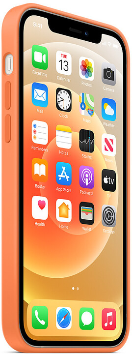 Apple silikonový kryt s MagSafe pro iPhone 12/12 Pro, oranžová_1853750262