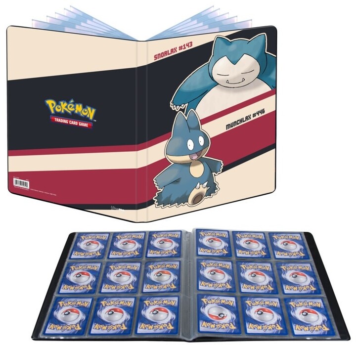 Album Ultra Pro Pokémon - Snorlax &amp; Munchlax, A4, na 180 karet_1679551032