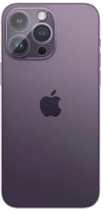 Spigen ochranné sklo Optik pro Apple iPhone 14 Pro/iPhone 14 Pro Max, 2 ks, čirá_998343142