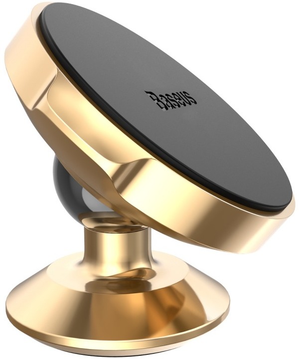 Baseus magnetický držák na telefon do auta Small Ears (Vertical Type), zlatá