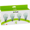 Retlux žárovka REL 33, LED A60, 4x12W, E27, teplá bílá, 4ks_891400460