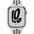 Apple Watch Nike Series 7 Cellular 45mm, Starlight, Pure Platinum Black Sport Band_1121718174