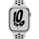 Apple Watch Nike Series 7 Cellular 45mm, Starlight, Pure Platinum Black Sport Band S pojištěním od Mutumutu dostanete 5 000 Kč zpět - více ZDE