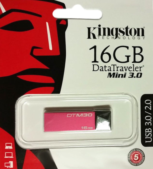 Kingston DataTraveler Mini 16GB, červená_1332480992