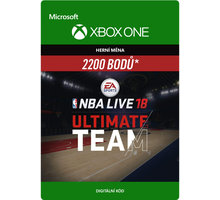 NBA Live 18 - 2200 NBA Points (Xbox ONE) - elektronicky_194059292