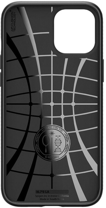 Spigen ochranný kryt Liquid Air pro iPhone 12/12 Pro, černá_2022398364