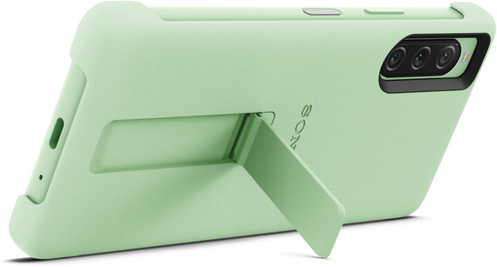 Sony zadní kryt pro Sony Xperia 10 V 5G se stojánkem, zelená_1143866050