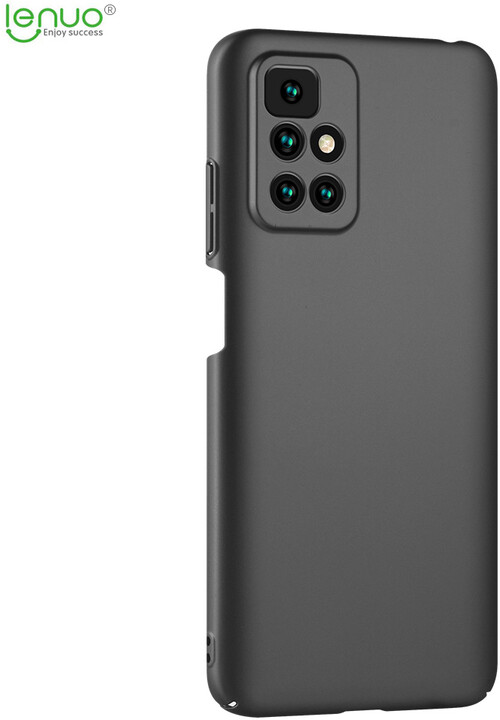Lenuo Leshield zadní kryt pro Xiaomi Redmi 10, černá_1886822144