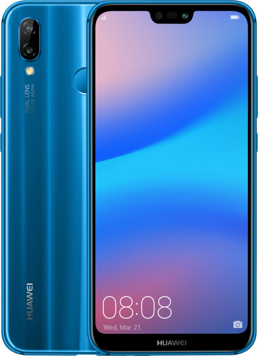 Huawei P20 Lite, 4GB/64GB, modrá_2048367281