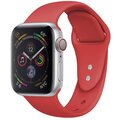MAX silikonový řemínek pro Apple Watch 4/5, 44mm, červená_1609623763