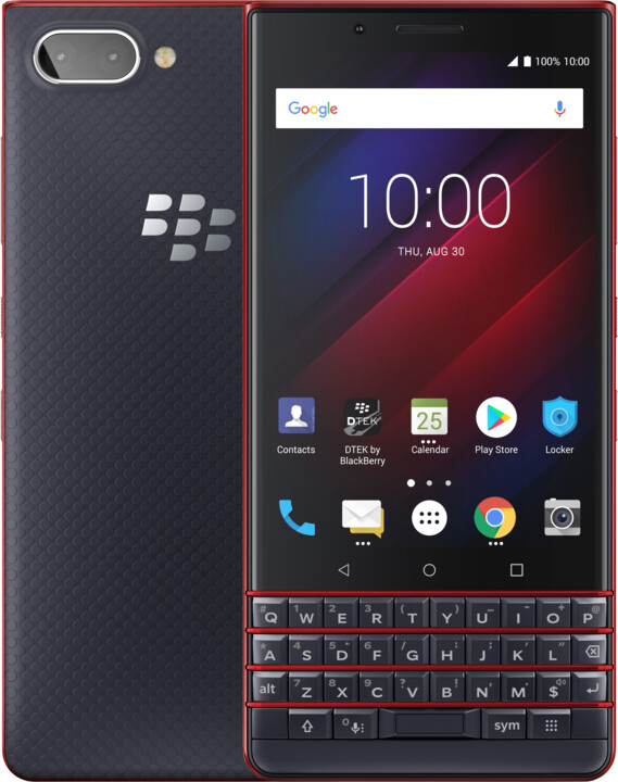BlackBerry Key 2 LE, 4GB/64GB, Dual Sim, Blue - Red_338568626