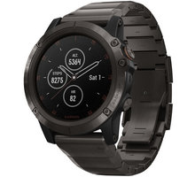 GARMIN fenix5X Plus Sapphire Carbon Grey DLC Titanium with DLC Titanium Band_83785748