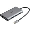 Acer USB-C Dongle 10v1, PowerDelivery, HDMI, VGA, LAN, 3x USB, čtečka karet, audio jack_45437789