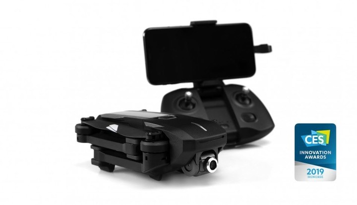 YUNEEC kvadrokoptéra - dron, Mantis Q se 4K kamerou a ovladačem, černá_1121407483