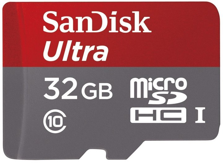 SanDisk Micro SDHC UltraAndroid Class 10 32GB + adaptér_165732976