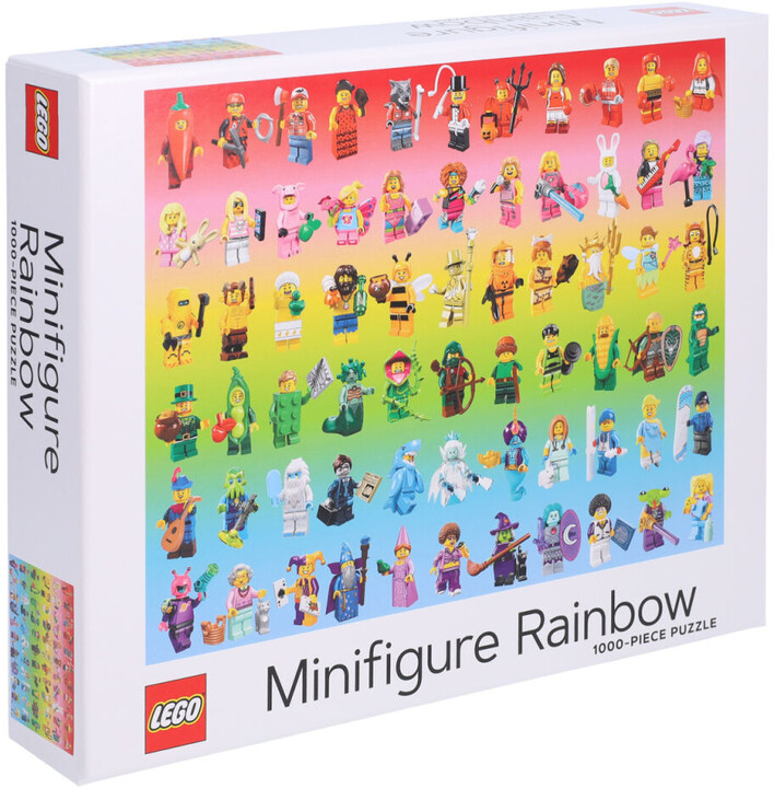 Puzzle Chronicle books - LEGO® Duhové minifigurky, 1000 dílků_720757949