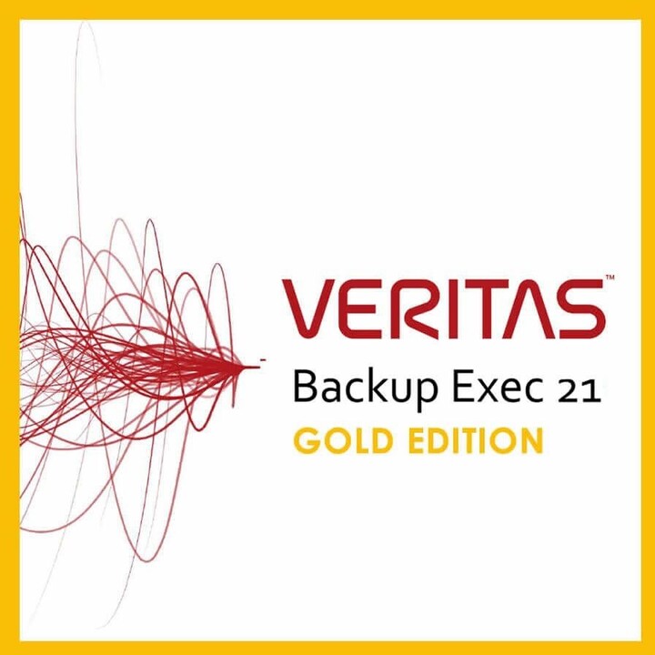Veritas Backup Exec Gold, 3 roky, el. Licence OFF