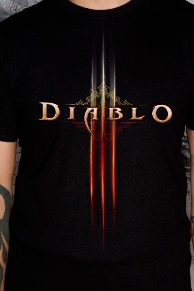 Diablo III Logo Premium, černá (US M / EU L)_1324502133
